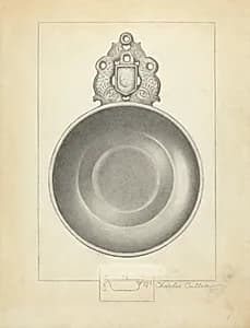 Pewter Porringer by Charles Cullen