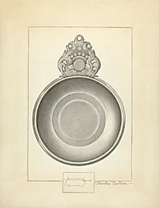 Pewter Porringer by Charles Cullen