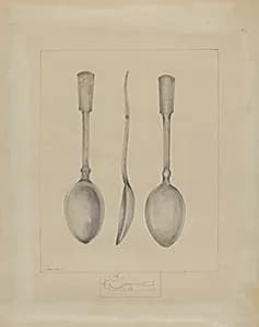 Pewter Spoon by Henry Meyers