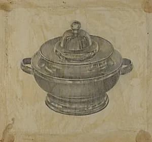 Pewter Sugar Bowl
