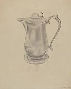 Pewter Syrup Pitcher by Donald Streeter