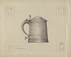 Pewter Tankard by Henry Meyers