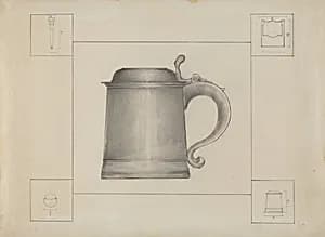 Pewter Tankard by Henry Meyers