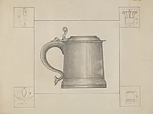 Pewter Tankard by Henry Meyers