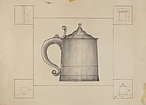 Pewter Tankard by Henry Meyers