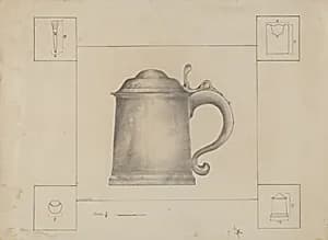 Pewter Tankard by Henry Meyers