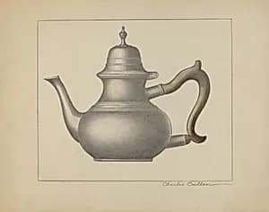 Pewter Teapot by Charles Cullen