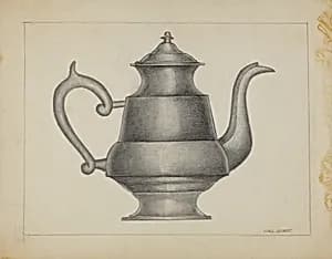 Pewter Teapot by Karl Joubert