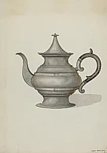 Pewter Teapot