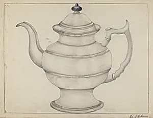 Pewter Teapot by Frank Nelson