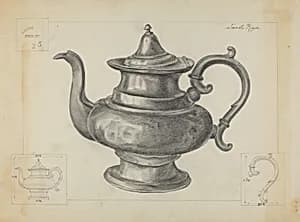 Pewter Teapot by Janet Riza