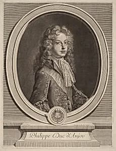 Philippe, Duke of Anjou by Gerard Edelinck after François de Troy