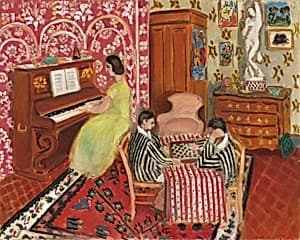 Pianist and Checker Players by Henri Matisse