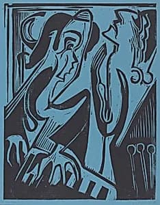 Pianist and Singer by Ernst Ludwig Kirchner
