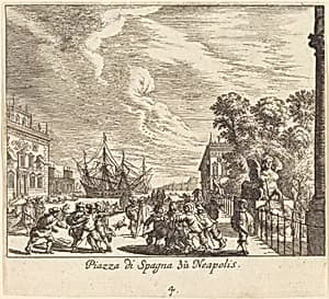 Piazza di Spagna, Naples