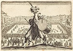 Piazza Santa Croce, Florence by Jacques Callot