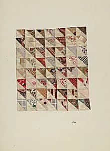 Piece of Calico Patchwork by Joseph L. Boyd
