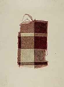 Piece of Homespun Wool by Hugh Clarke