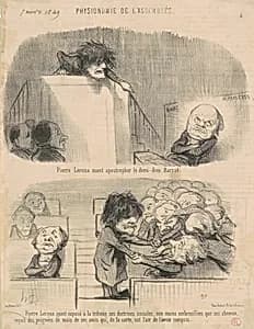 Pierre Leroux Osant apostrophe ... by Honoré Daumier