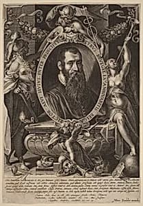 Pieter Brueghel, the Younger by Aegidius Sadeler II after Bartholomaeus Spranger
