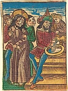 Pilate Washing His Hands by German 15th Century