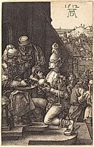 Pilate Washing His Hands by Albrecht Dürer