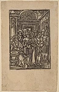 Pilate Washing His Hands by Master S