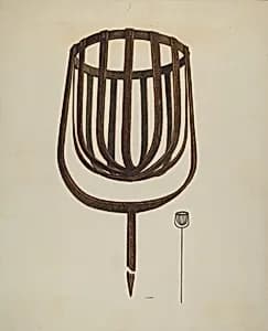 Pine Knot Flare Holder by Al Curry