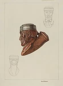 Pipe Head: Lincoln by Carl Keksi