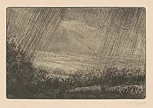 Plain (La Plaine) by Alphonse Legros