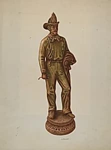 Plaster Cast Figurine by Austin L. Davison