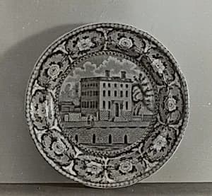 Plate - "Athaneum, Boston" by Helmut Hiatt