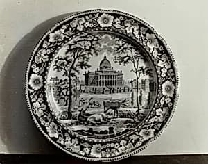 Plate - "Boston State House" by Helmut Hiatt