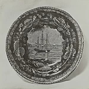 Plate - "Cadmus Anchored" by Helmut Hiatt