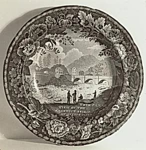 Plate - "Erie Canal" by Helmut Hiatt
