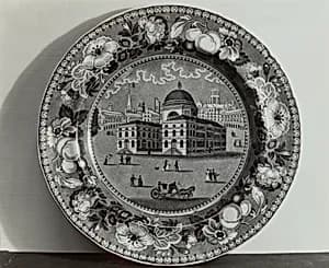 Plate - "Exchange, Baltimore" by Helmut Hiatt