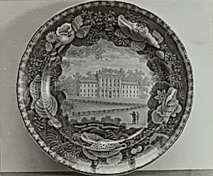 Plate - "Marine Hospital, Louisville" by Helmut Hiatt