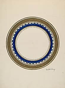 Plate by Edith Olney