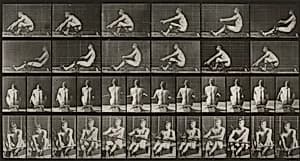 Plate Number 327. Rowing by Eadweard Muybridge