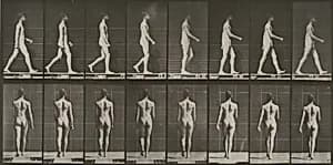 Plate Number 9. Walking by Eadweard Muybridge