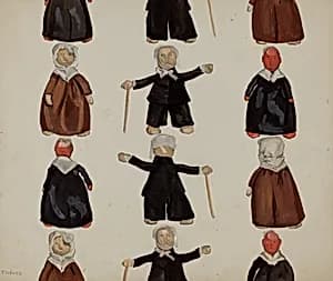Plate of Dolls