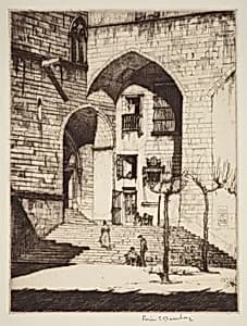 Plaza del Rey, Barcelona by Louis Conrad Rosenberg