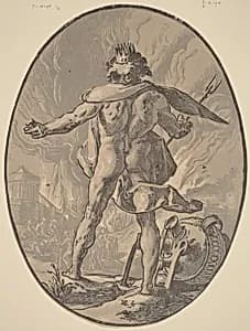 Pluto by Hendrik Goltzius