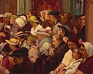 Polish Church: Easter Morning by Theresa Bernstein