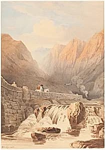 Pont Aberglaslyn by John Varley