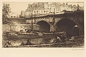 Pont Neuf by Auguste Lepère