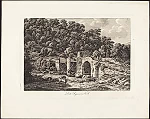 Ponte Acquoreo a Tivoli by Johann Christian Reinhart