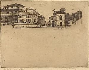 Ponte della Trinita by David Young Cameron