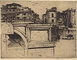 Ponte della Trinita by David Young Cameron