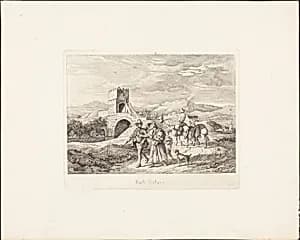 Ponte Salaro by Ludwig Richter